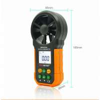 Hot-selling PM6252A digital  wind speed anemometer Wind Tester  portable digital handheld anemometer for sale