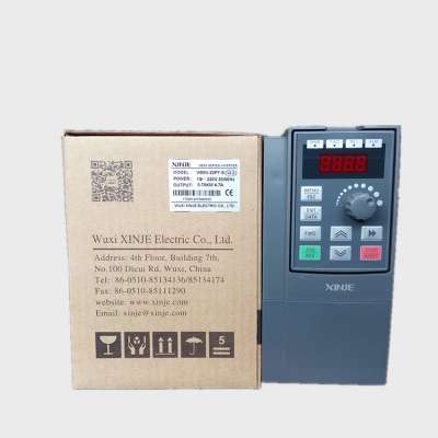 VFD VB5N-20P7 0.75KW single phase input frequency converter pet bottle blowing machine oven special