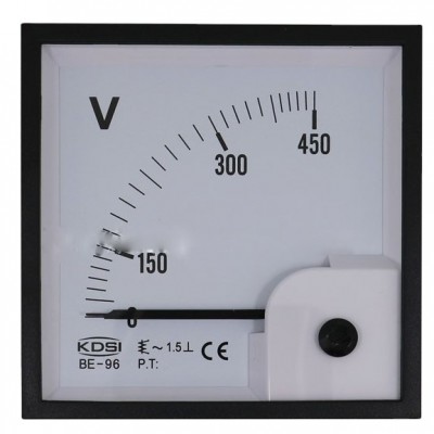 Supply voltmeter BE-96 AC450V straight-through pointer AC voltmeter