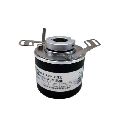 CALT  EAS60H12E12RMB 60mm outer size 12mm blind  hollow shaft Modbus RTU output economical absolute rotary encoder