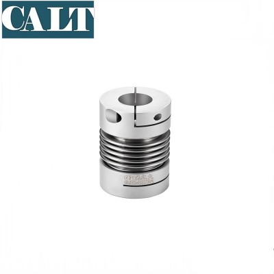 GRC 65mm Flexible Aluminum Alloy Bellow Coupling accouplement d'arbre Servo Motor Screw Encoder R + W Coupler Length 81mm