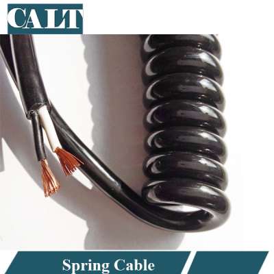 High quality CALT prolong 5 meter 2 core spring power cable