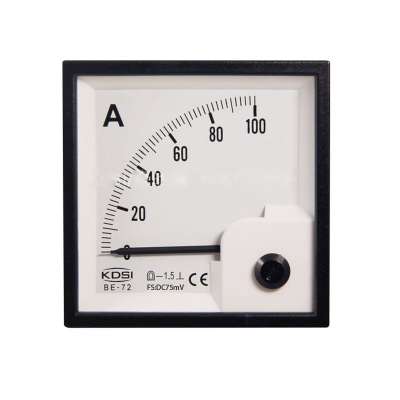 CALT Be-72 DC75mV100A pointer DC ammeter CE certification